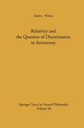 Cover: Relativity and the Question of Discretization in Astronomy - Springer