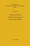 Cover: Variationsrechnung und ihre Anwendung in Physik und Technik - Springer