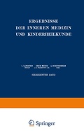 Cover: Ergebnisse der Inneren Medizin und Kinderheilkunde - Springer