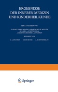 Cover: Ergebnisse der inneren Medizin und Kinderheilkunde - Springer