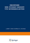 Cover: Ergebnisse der Inneren Medizin und Kinderheilkunde - Springer