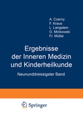 Cover: Ergebnisse der Inneren Medizin und Kinderheilkunde - Springer