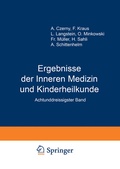 Cover: Ergebnisse der Inneren Medizin und Kinderheilkunde - Springer