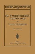 Cover: Die Wasserstoffionen-Konzentration - Springer