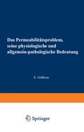 Cover: Das Permeabilit&auml;tsproblem - Springer
