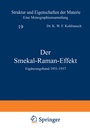 Cover: Der Smekal-Raman-Effekt - Springer