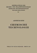 Cover: Chemische Technologie - Springer