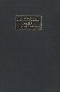 Enlarge image Cover: Die Brille als Optisches Instrument - Springer