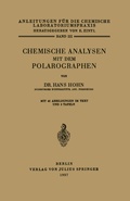 Cover: Chemische Analysen mit dem Polarographen - Springer
