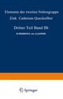 Cover: Elemente der Zweiten Nebengruppe - Springer