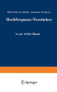 Enlarge image Cover: Hochfrequenz-Verstärker - Springer