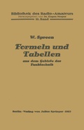 Cover: Formeln und Tabellen aus dem Gebiete der Funktechnik - Springer