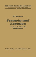 Cover: Formeln und Tabellen aus dem Gebiete der Funktechnik - Springer