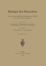 Cover: Biologie des Menschen - Springer