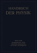 Cover: Geometrische Optik. Optische Konstante. Optische Instrumente - Springer