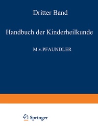 Enlarge image Cover: Handbuch der Kinderheilkunde - Springer