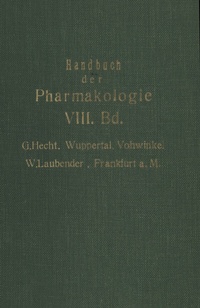 Abbildung von: Handbuch der Experimentellen Pharmakologie - Springer