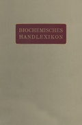 Cover: Biochemisches Handlexikon - Springer