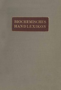 Cover: Biochemisches Handlexikon - Springer