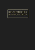 Cover: Biochemisches Handlexikon - Springer