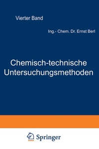 Enlarge image Cover: Chemisch-technische Untersuchungsmethoden - Springer