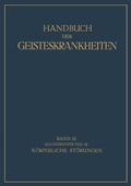Cover: Handbuch der Geisteskrankheiten - Springer