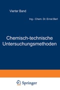 Cover: Chemisch-technische Untersuchungsmethoden - Springer