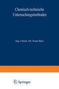 Cover: Chemisch-technische Untersuchungsmethoden - Springer