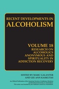 Cover: Research on Alcoholics Anonymous and Spirituality in Addiction Recovery - Springer