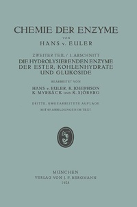 Abbildung von: Die Hydrolisierenden Enzyme der Ester, Kohlenhydrate und Glukoside - Springer