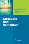 Cover: Metadata and Semantics - Springer