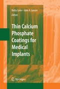 Cover: Thin Calcium Phosphate Coatings for Medical Implants - Springer