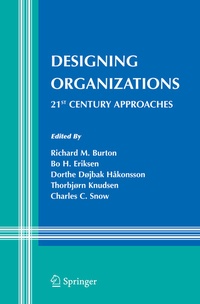 Enlarge image Cover: Designing Organizations - Springer