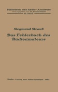Cover: Das Fehlerbuch des Radioamateurs - Springer