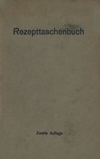 Abbildung von: Rezepttaschenbuch (nebst Anhang) - Springer