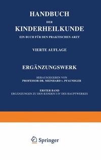 Abbildung von: Ergänzungswerk - Springer