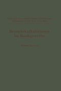 Cover: Betriebskalkulationen im Bankgewerbe - Springer