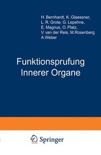 Enlarge image Cover: Funktionsprufung Innerer Organe - Springer