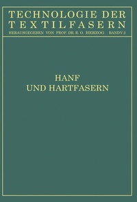 Enlarge image Cover: Hanf und Hartfasern - Springer