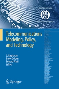 Enlarge image Cover: Telecommunications Modeling, Policy, and Technology - Springer