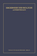 Cover: Ergebnisse der Biologie - Springer