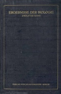 Cover: Ergebnisse der Biologie - Springer