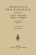 Cover: Ergebnisse der Biologie - Springer