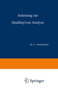 Cover: Anleitung zur Qualitativen Analyse - Springer