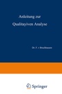Cover: Anleitung zur Qualitativen Analyse - Springer