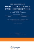 Cover: Ergebnisse der Chirurgie und Orthop&auml;die - Springer