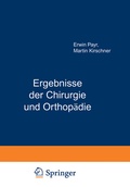 Cover: Ergebnisse der Chirurgie und Orthop&auml;die - Springer