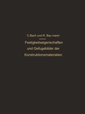 Cover: Festigkeitseigenschaften und Gef&uuml;gebilder der Konstruktionsmaterialien - Springer
