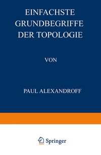 Abbildung von: Einfachste Grundbegriffe der Topologie - Springer