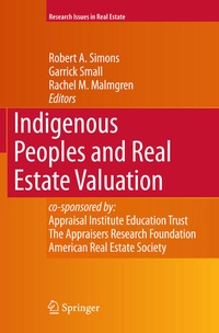 Enlarge image Cover: Indigenous Peoples and Real Estate Valuation - Springer